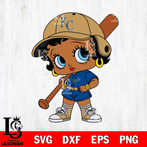 Kansas City Royals Betty Boop MLB 2 Svg Eps Dxf Png File,Bundle MLB svg, Digital Download, Instant Download