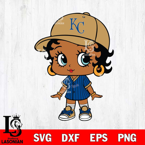 Kansas City Royals Betty Boop MLB 4 Svg Eps Dxf Png File,Bundle MLB  svg, Digital Download, Instant Download