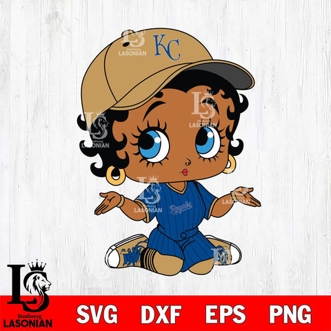 Kansas City Royals Betty Boop MLB 6 Svg Eps Dxf Png File,Bundle MLB svg, Digital Download, Instant Download