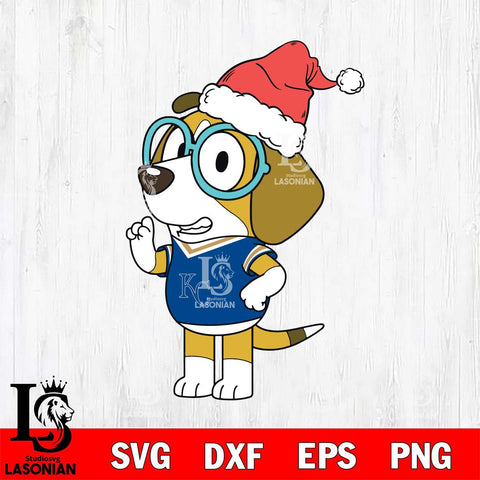 Kansas City Royals Bluey Honey Christmas Svg Eps Dxf Png File, Digital Download, Instant Download