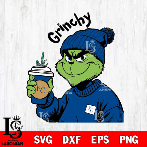 Kansas City Royals Boujee Grinch 10 Svg Eps Dxf Png File, Digital Download, Instant Download