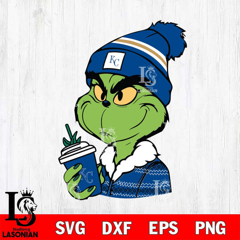 Kansas City Royals Boujee Grinch Svg Eps Dxf Png File, Digital Download, Instant Download