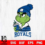 Kansas City Royals Boujee Grinch Christmas Cut Files Cricut, Svg Dxf Eps Png file , Silhouette