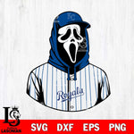 Kansas City Royals Ghostface 4 Svg Eps Dxf Png File, Digital Download, Instant Download