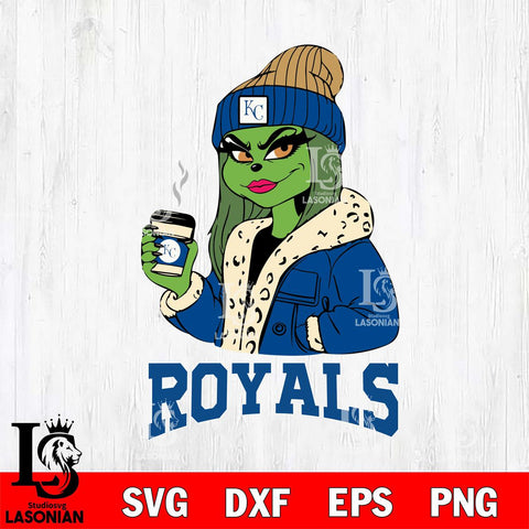 Kansas City Royals Girls Grinch Bougie Svg Eps Dxf Png File, Digital Download, Instant Download