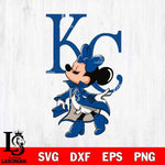 Kansas City Royals Glamorous Minnie Svg Eps Dxf Png File, Digital Download, Instant Download