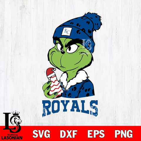 Kansas City Royals Grinch Tree Cake Svg Eps Dxf Png File, Digital Download, Instant Download