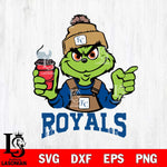 Kansas City Royals Grinch with coffee Svg Eps Dxf Png File, Digital Download, Instant Download