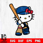 Kansas City Royals Hello Kitty Svg Eps Dxf Png File, Digital Download, Instant Download