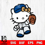 Kansas City Royals Hello Kitty 3 Svg Eps Dxf Png File, Digital Download, Instant Download