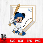 Kansas City Royals Mickey 3 Svg Eps Dxf Png File, Digital Download, Instant Download