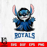 Kansas City Royals Stitch Ghost Svg Eps Dxf Png File, MLB svg, Digital Download, Instant Download