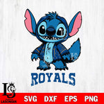 Kansas City Royals Stitch Halloween Svg Eps Dxf Png File, MLB svg, Digital Download, Instant Download