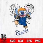 Kansas City Royals Stitch Michael Halloween Svg Eps Dxf Png File, Digital Download, Instant Download