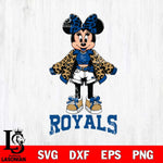 Kansas City Royals Style Minnie Disney Svg Eps Dxf Png File, Digital Download, Instant Download