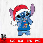 Kansas Jayhawks Cute Stitch Christmas Svg Eps Dxf Png File, Digital Download, Instant Download