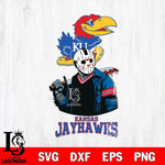 Kansas Jayhawks Jason Voorhees 10 Svg Eps Dxf Png File, Digital Download