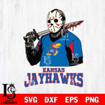 Kansas Jayhawks Jason Voorhees 11 Svg Eps Dxf Png File, Digital Download