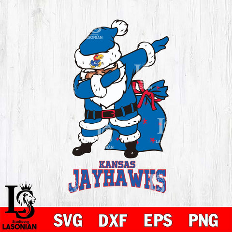 Kansas Jayhawks Santa Claus Ugly Svg dxf eps png pdf file,NCAA svg,Digital Download,Cricut file