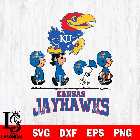 Kansas Jayhawks Snoopy Sport 12 Svg Eps Dxf Png File, Digital Download