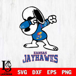 Kansas Jayhawks Snoopy Sport 3 Svg Eps Dxf Png File, Digital Download