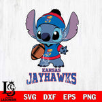 Kansas Jayhawks Stitch Disney, Svg Eps Dxf Png File, Digital Download