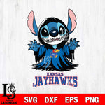 Kansas Jayhawks Stitch Ghost Svg Eps Dxf Png File, NCAA svg, Digital Download, Instant Download