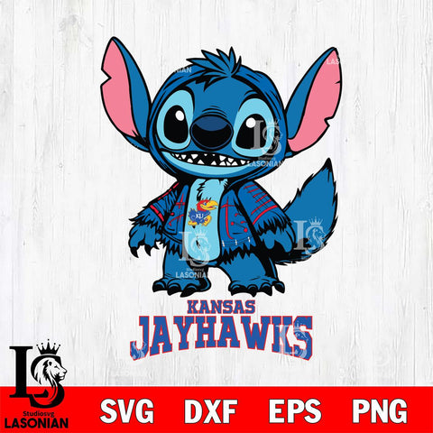 Kansas Jayhawks Stitch Halloween Svg Eps Dxf Png File, NCAA svg, Digital Download, Instant Download