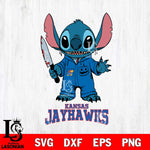 Kansas Jayhawks Stitch Horror 2 Svg Eps Dxf Png File, NCAA svg, Digital Download, Instant Download