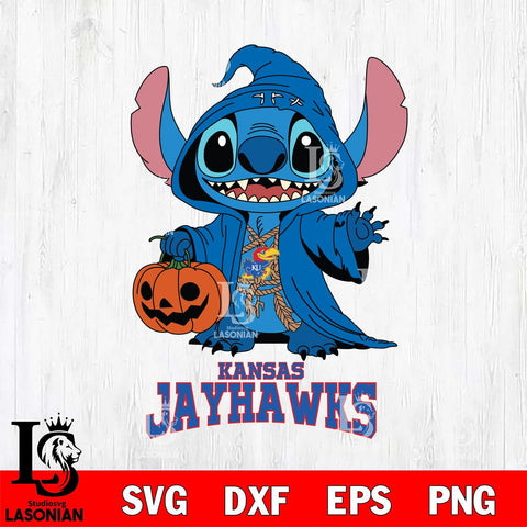 Kansas Jayhawks Stitch Horror Svg Eps Dxf Png File, NCAA svg, Digital Download, Instant Download