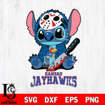 Kansas Jayhawks Stitch Jason Voorhees Svg Eps Dxf Png File, NCAA svg, Digital Download, Instant Download