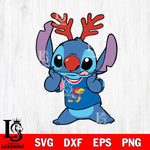 Kansas Jayhawks Stitch Reindeer Svg Eps Dxf Png File, Digital Download, Instant Download