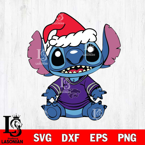 Kansas State Wildcats Baby Stitch Christmas Svg Eps Dxf Png File, Digital Download, Instant Download