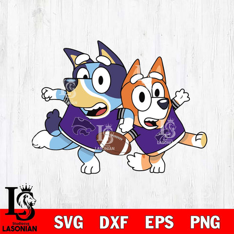 Kansas State Wildcats Bluey Svg Eps Dxf Png File, Digital Download, Instant Download