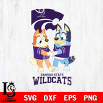 Kansas State Wildcats Bluey Chilli Dance Svg Eps Dxf Png File, Digital Download, Instant Download