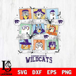 Kansas State Wildcats Bluey Halloween Sport Svg Eps Dxf Png File, Digital Download, Instant Download