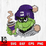 Kansas State Wildcats Boujee Grinch 4 Svg Eps Dxf Png File, Digital Download, Instant Download