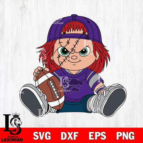 Kansas State Wildcats Chucky Horror 11 Svg Eps Dxf Png File, NCAA svg, Digital Download, Instant Download