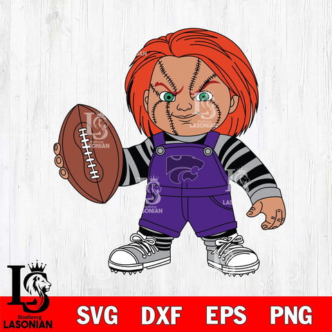 Kansas State Wildcats Chucky Horror 12 Svg Eps Dxf Png File, NCAA svg, Digital Download, Instant Download