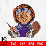 Kansas State Wildcats Chucky Horror 9 Svg Eps Dxf Png File, NCAA svg, Digital Download, Instant Download