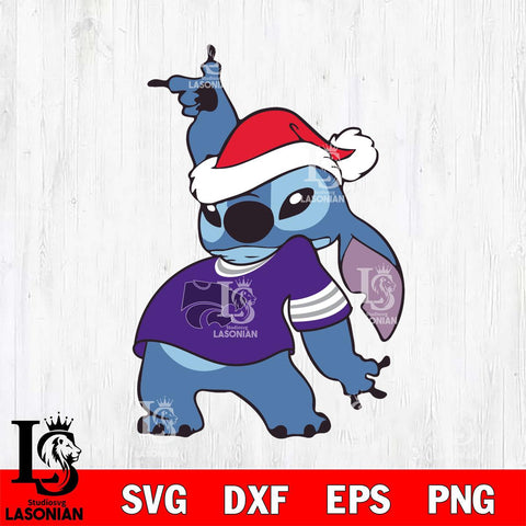 Kansas State Wildcats Disney Lilo & Stitch Christmas Svg Eps Dxf Png File, Digital Download, Instant Download