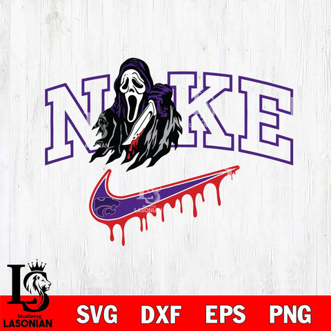 Kansas State Wildcats Ghostface Nike Svg Eps Dxf Png File, Digital Download, Instant Download