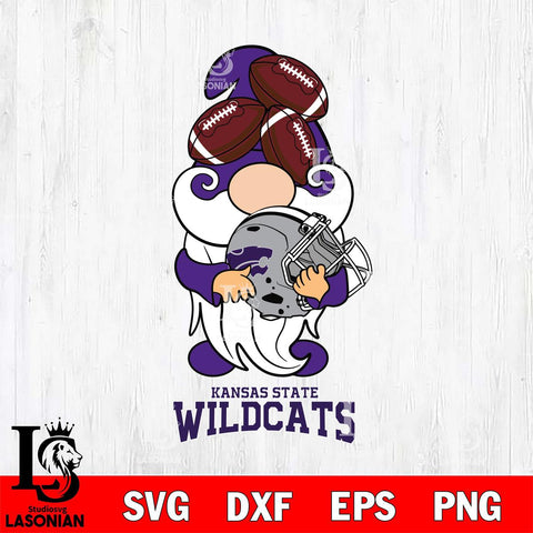 Kansas State Wildcats Gnomes Helmet Svg Eps Dxf Png File, Digital Download, Instant Download