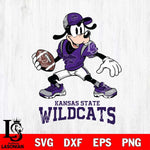 Kansas State Wildcats Goofy Disney, Svg Eps Dxf Png File, Digital Download