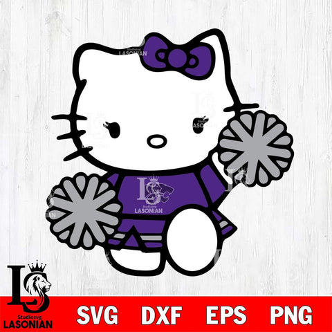 Kansas State Wildcats Hello Kitty sport 4 Svg Eps Dxf Png File, NCAA svg, Digital Download, Instant Download