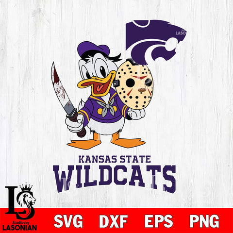 Kansas State Wildcats Jason Voorhees 12 Svg Eps Dxf Png File, Digital Download