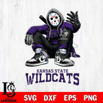 Kansas State Wildcats Jason Voorhees Halloween SVG Svg Eps Dxf Png File, Digital Download, Instant Download