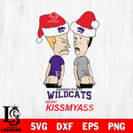 Kansas State Wildcats Merry KissMyass Svg Eps Dxf Png File,NCAA Svg Files,Digital Download,Sublimation,Instant Download