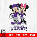 Kansas State Wildcats Mickey Minnie Mouse Helmet Svg Eps Dxf Png File, NCAA svg , File Cut , Digital Download , Instant Download, Cut Svg Files