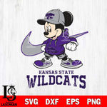 Kansas State Wildcats Mickey Mouse NIKE, Svg Eps Dxf Png File, Digital Download